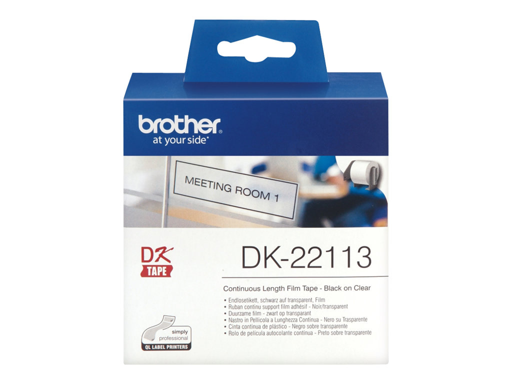 Brother DK-22113 - Klar - Rolle (6,2 cm x 15,2 m) Folie / Film - für Brother QL-1050, QL-500, QL-550, QL-560, QL-570, QL-600, QL-650, QL-710, QL-720, QL-820